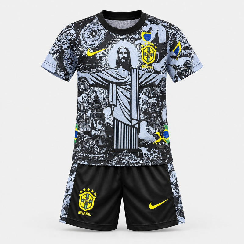 Special Edition Cristo Redentor Special Edition 24/25 Kids Shirt Kit · Design 2