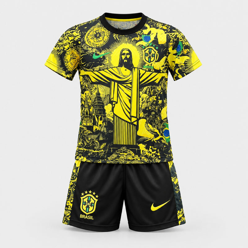 Special Edition Cristo Redentor Special Edition 24/25 Kids Shirt Kit · Design 3